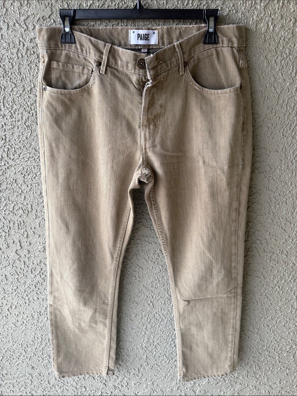 PAIGE Men’s Tan Chinos